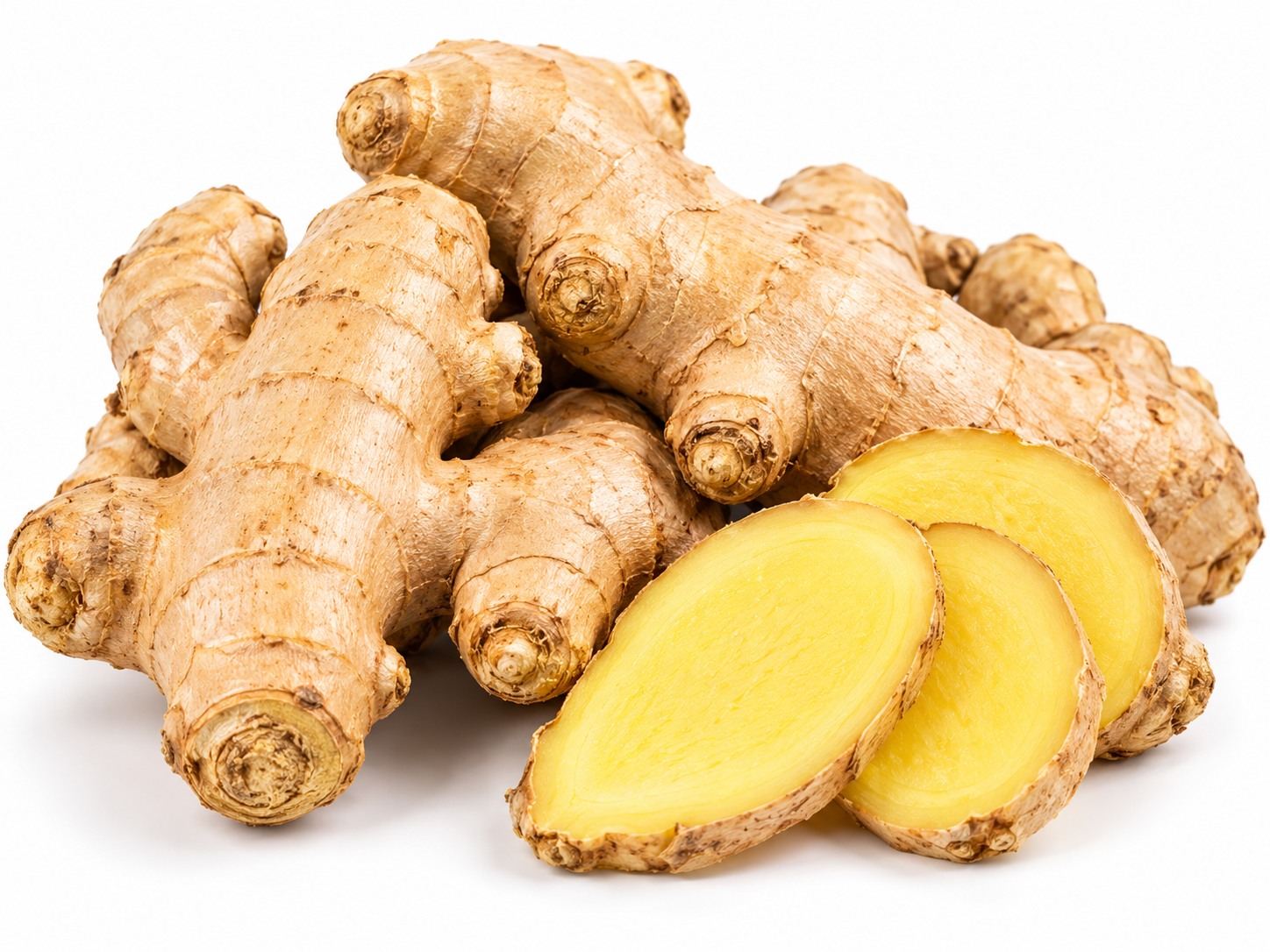 Dried ginger rhizome (Zingiber officinale) — dried whole fingers, Kerala origin